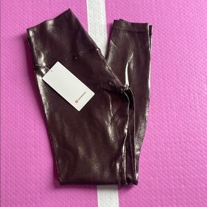 Lululemon Shiny Brown Leggings
